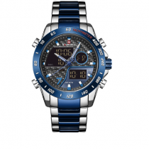 Men LED Dual Time Watches Quartz Watch