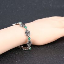 Green Silver Fashion Women Bracelet