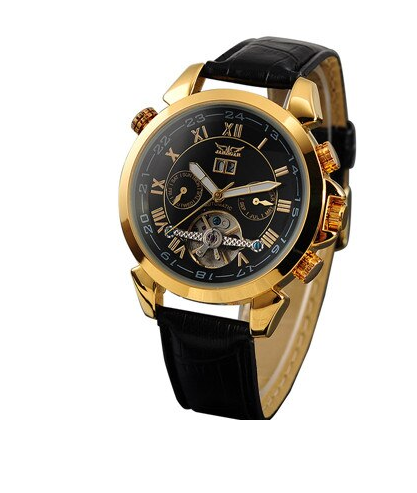 Men Elegant Mechanical Tourbillon Wrist Watch