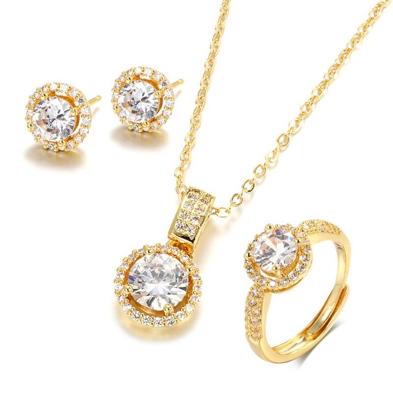 Gold Plated Fashion Jewelry Set